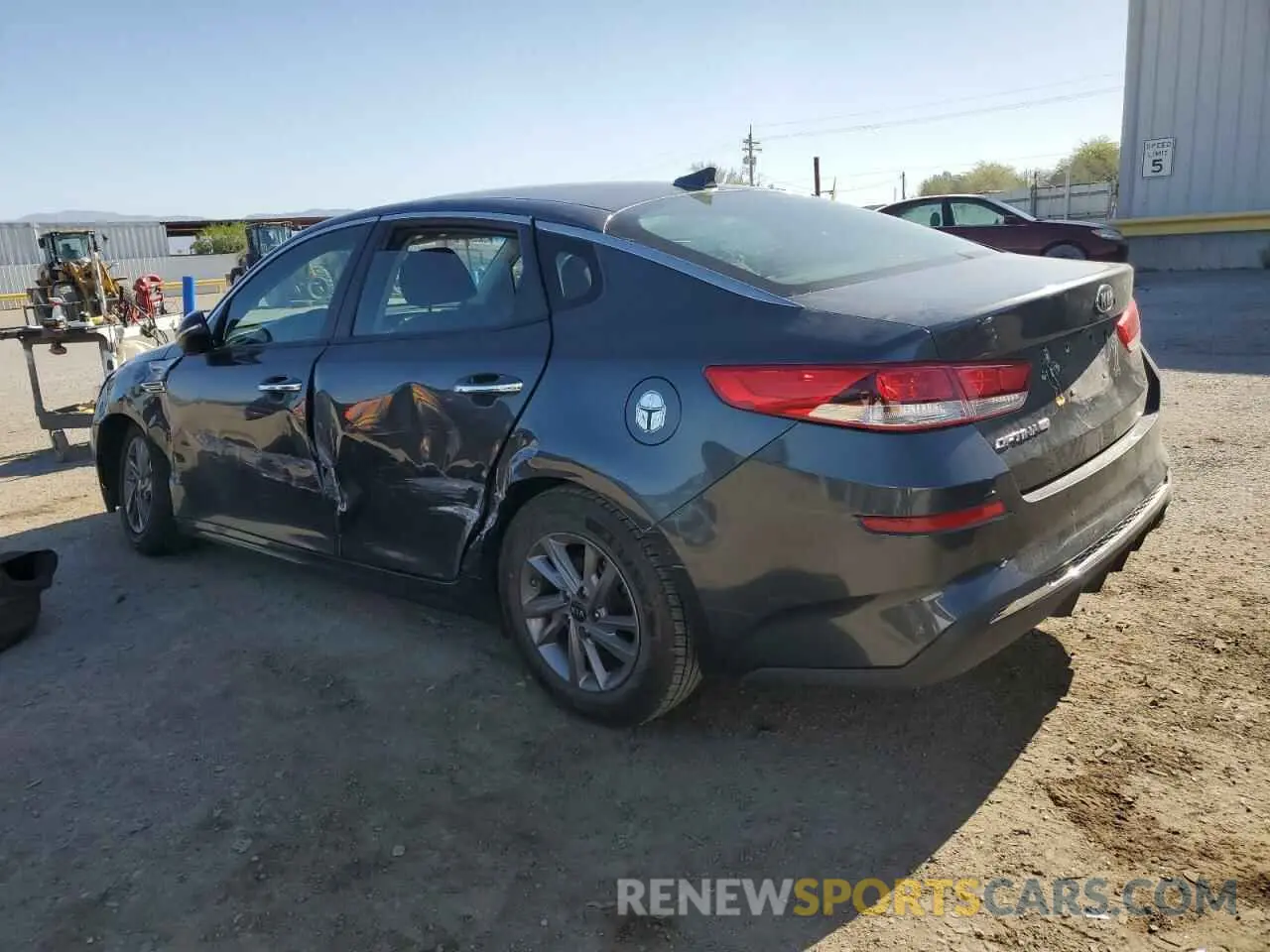 2 Photograph of a damaged car 5XXGT4L32LG433681 KIA OPTIMA 2020