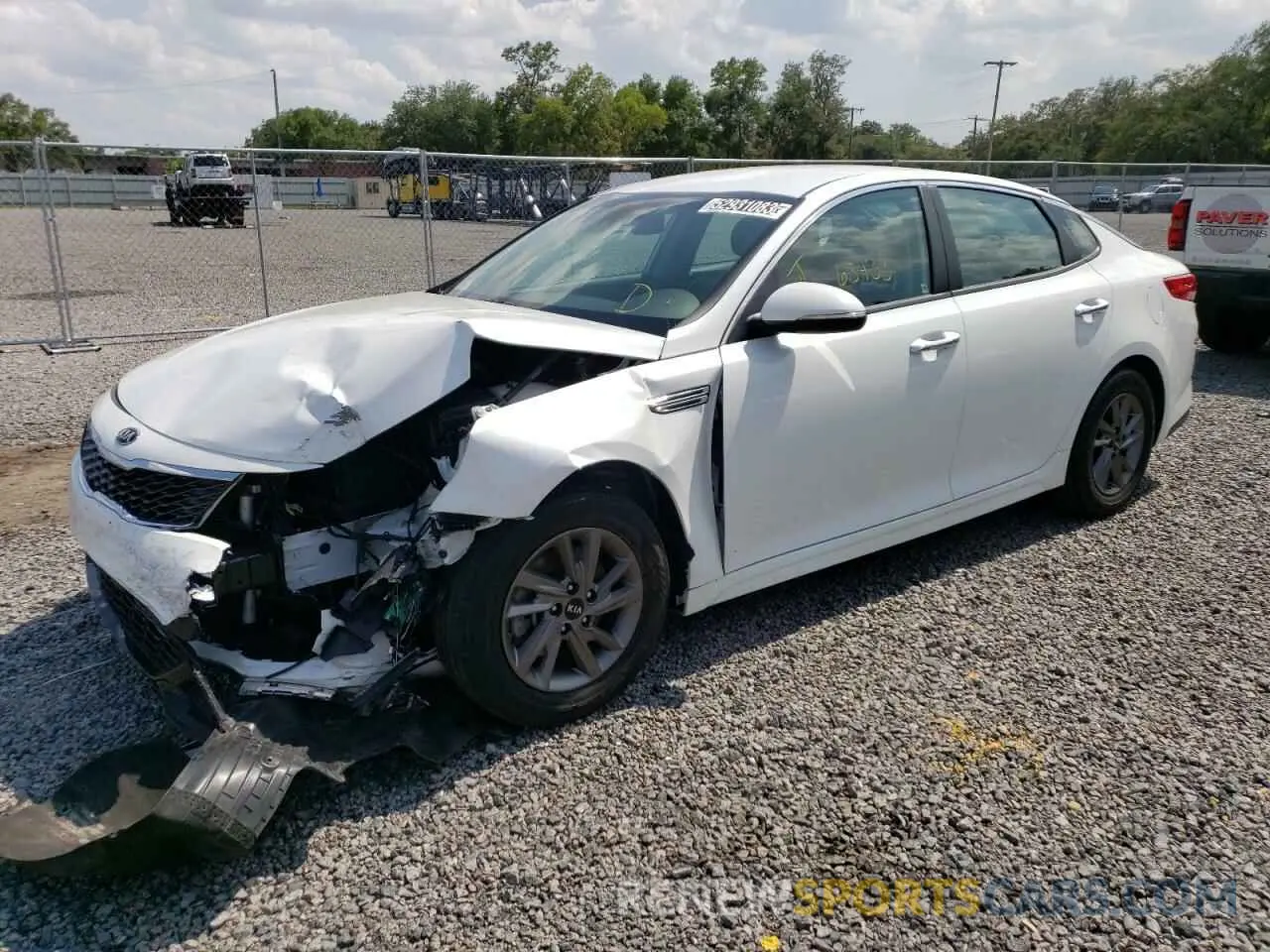 1 Photograph of a damaged car 5XXGT4L32LG434054 KIA OPTIMA 2020