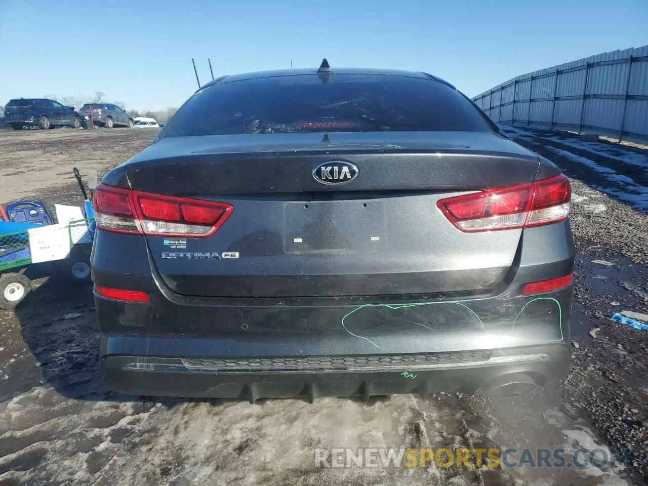 6 Photograph of a damaged car 5XXGT4L32LG438413 KIA OPTIMA 2020