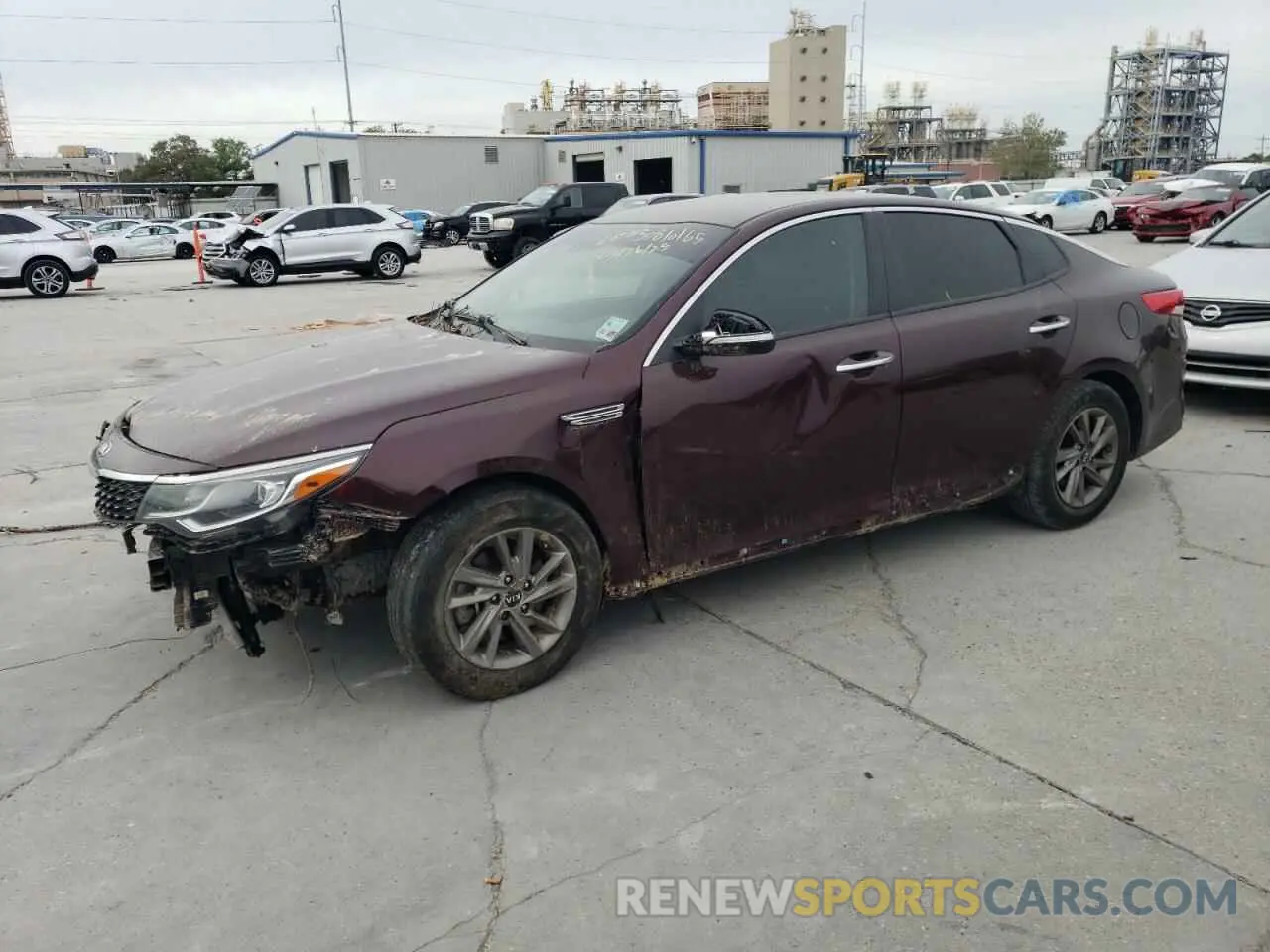 1 Photograph of a damaged car 5XXGT4L33LG385334 KIA OPTIMA 2020