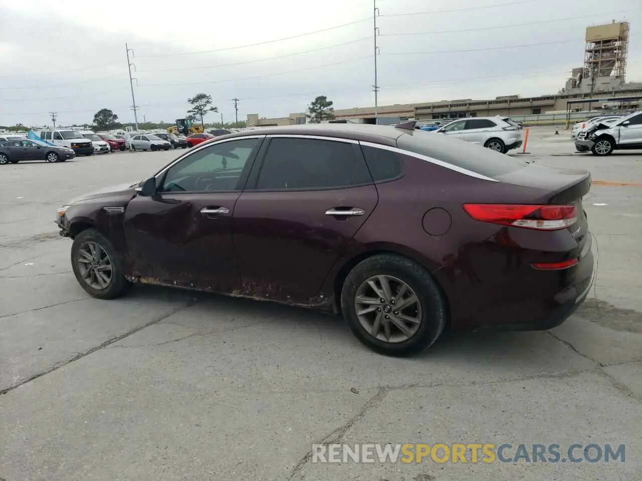 2 Photograph of a damaged car 5XXGT4L33LG385334 KIA OPTIMA 2020