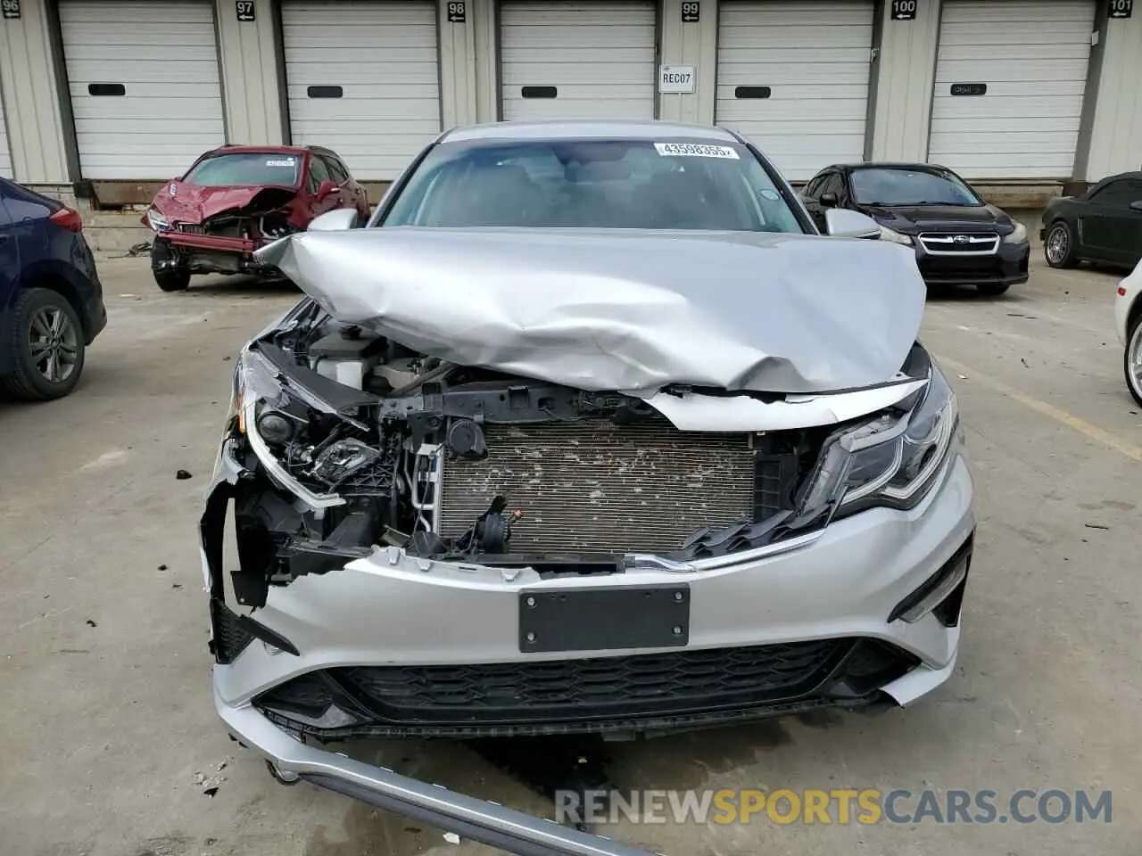 5 Photograph of a damaged car 5XXGT4L33LG385480 KIA OPTIMA 2020