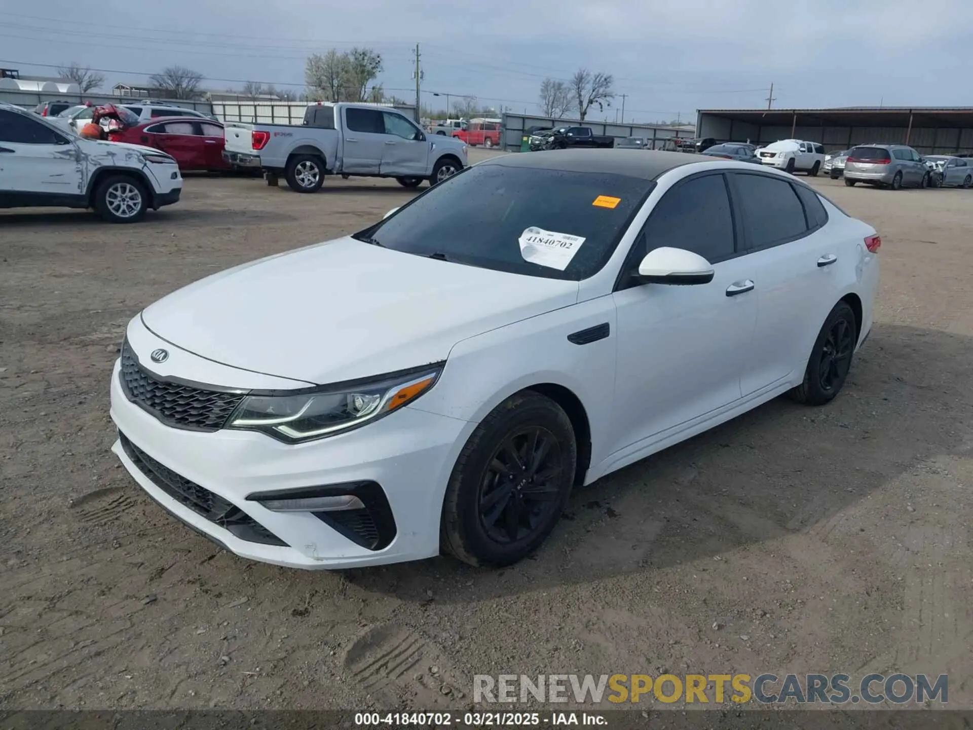 2 Photograph of a damaged car 5XXGT4L33LG432264 KIA OPTIMA 2020