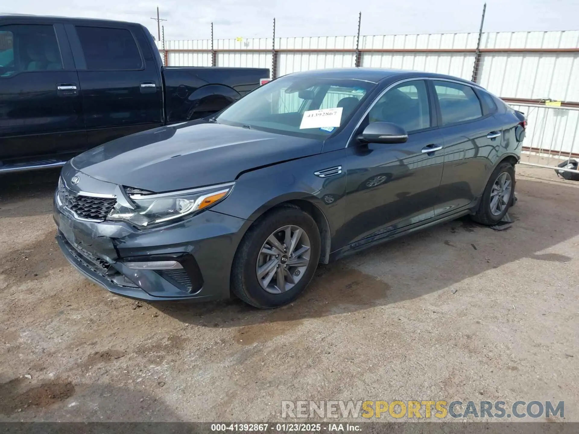 2 Photograph of a damaged car 5XXGT4L33LG436122 KIA OPTIMA 2020