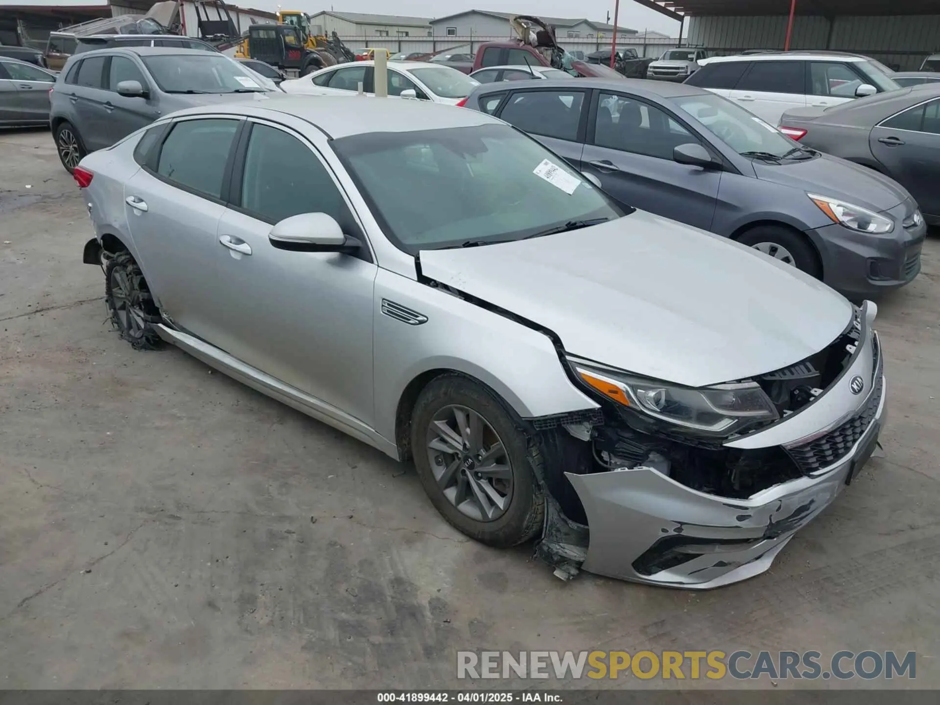 1 Photograph of a damaged car 5XXGT4L34LG388596 KIA OPTIMA 2020