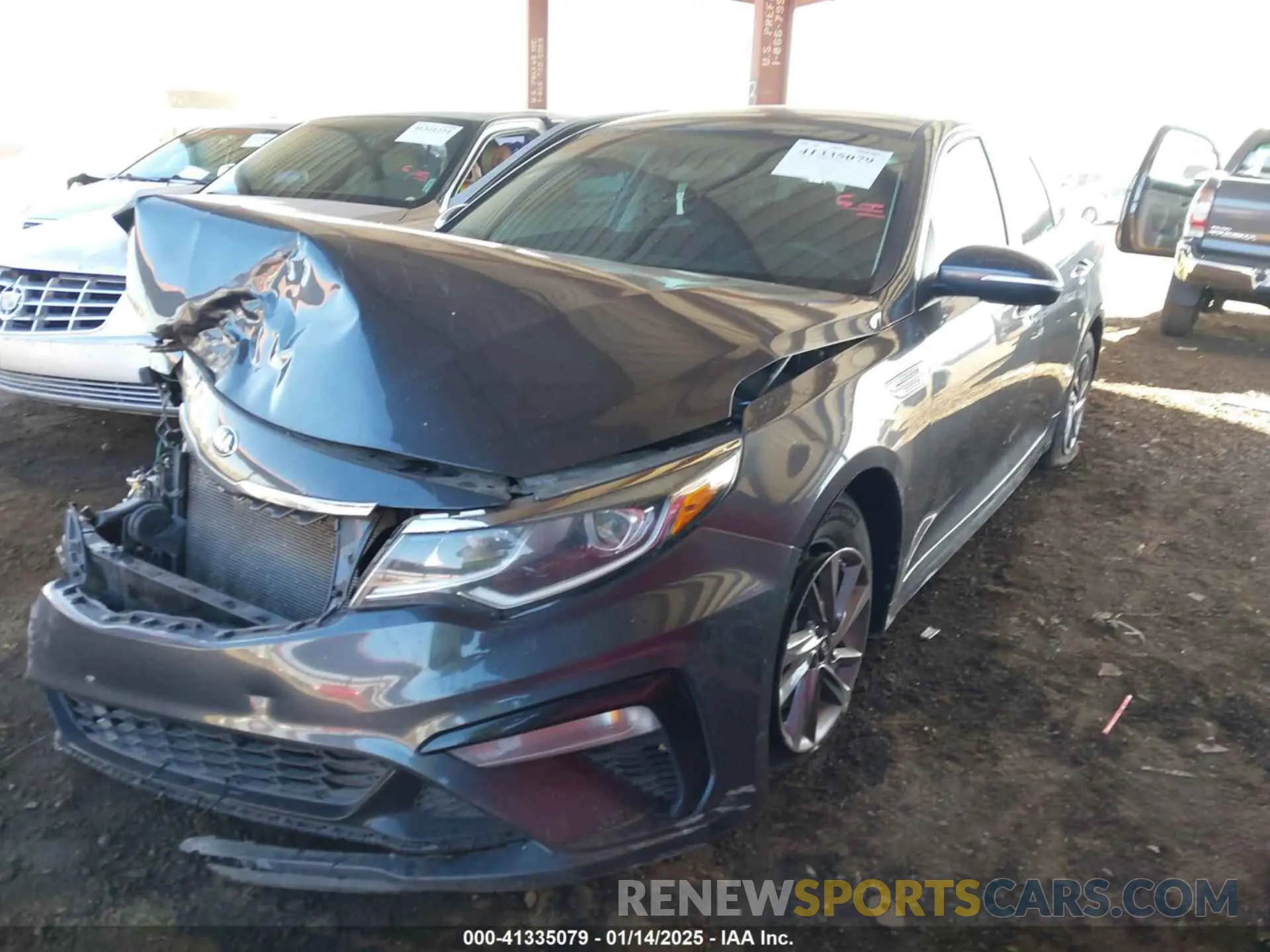 2 Photograph of a damaged car 5XXGT4L34LG410127 KIA OPTIMA 2020