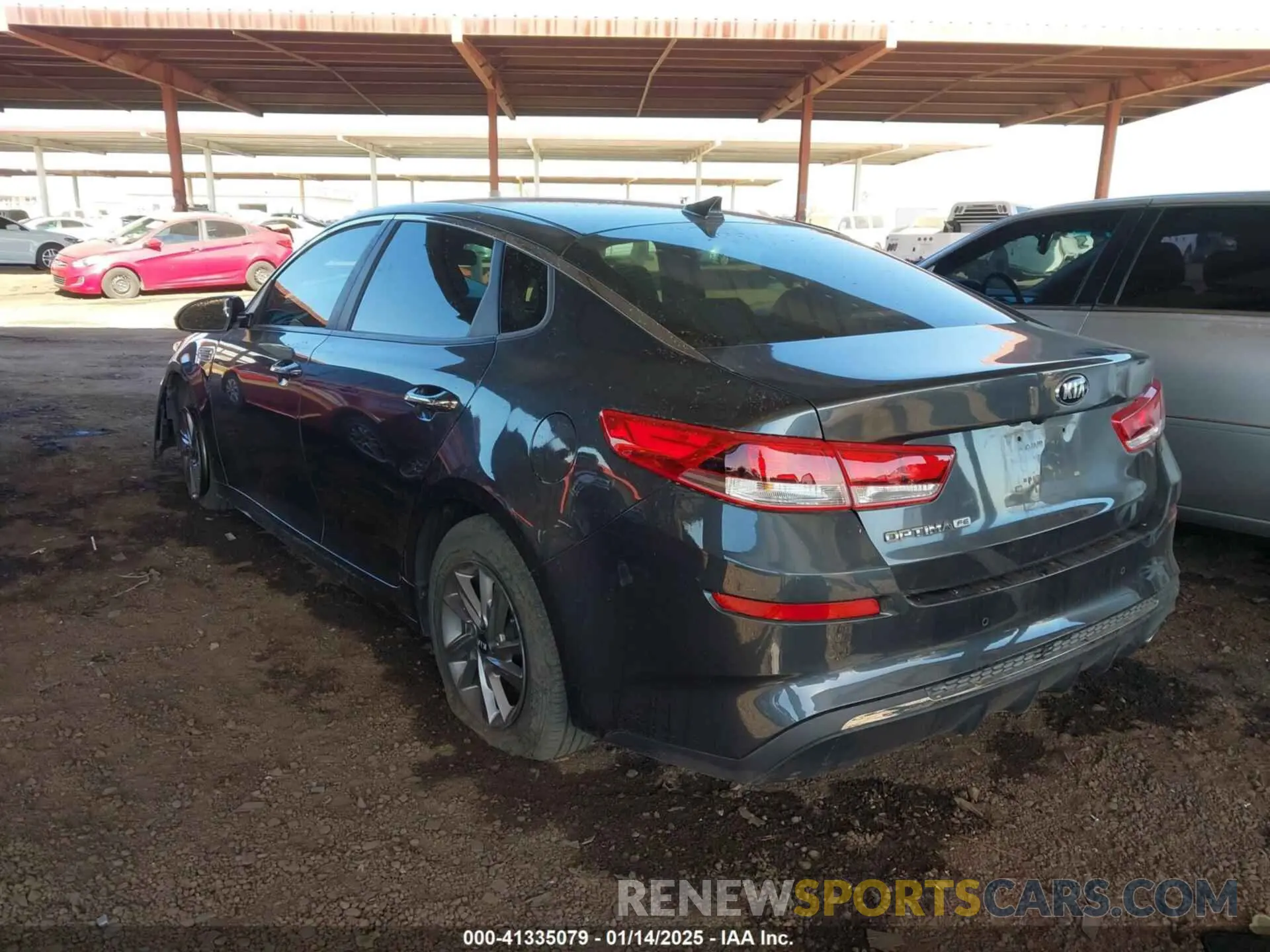 3 Photograph of a damaged car 5XXGT4L34LG410127 KIA OPTIMA 2020