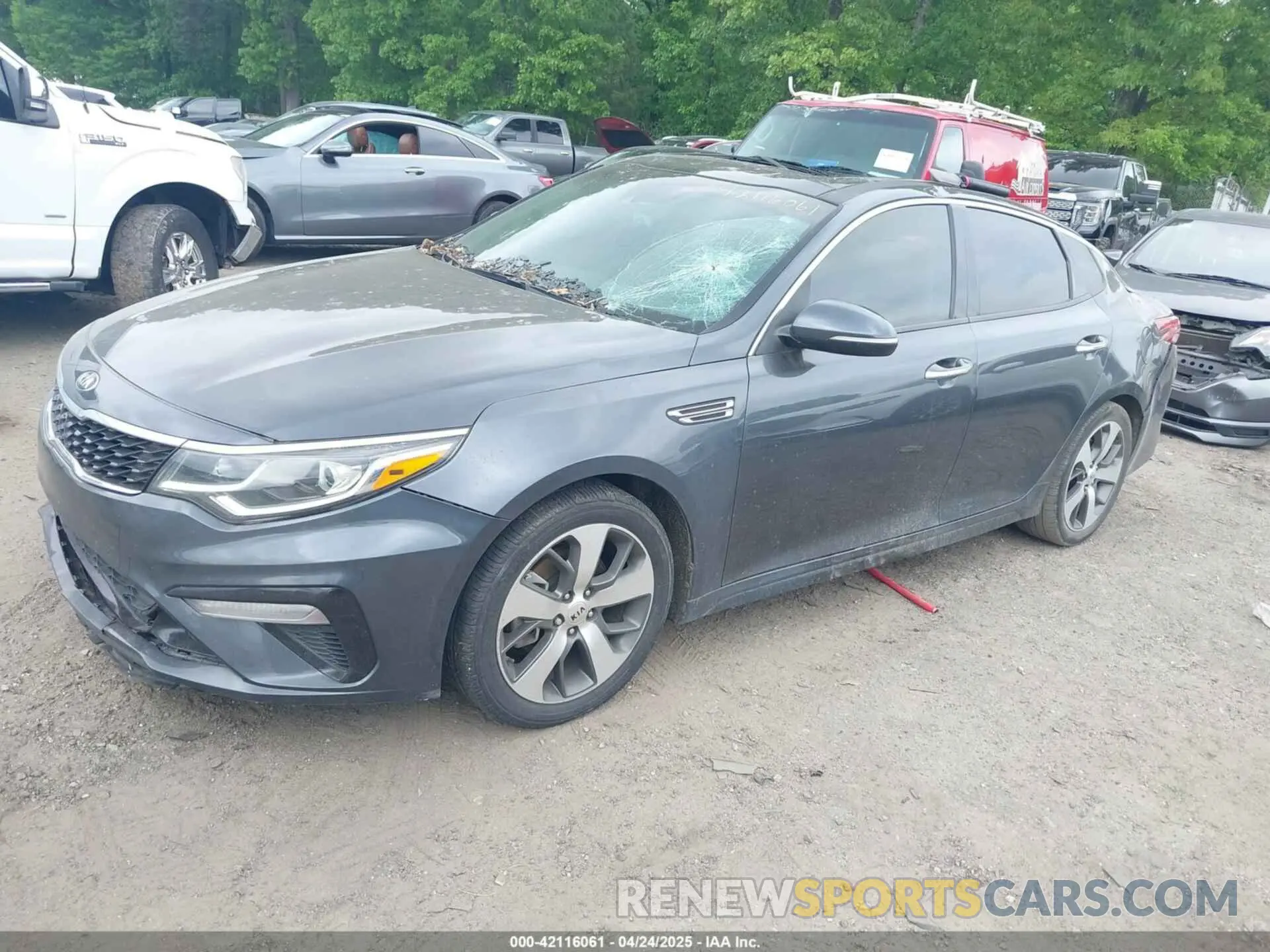 2 Photograph of a damaged car 5XXGT4L34LG410287 KIA OPTIMA 2020