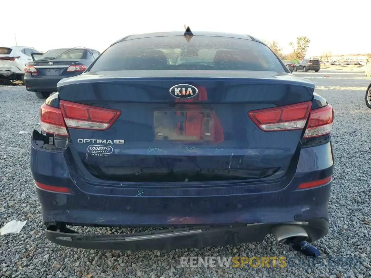 6 Photograph of a damaged car 5XXGT4L34LG415859 KIA OPTIMA 2020
