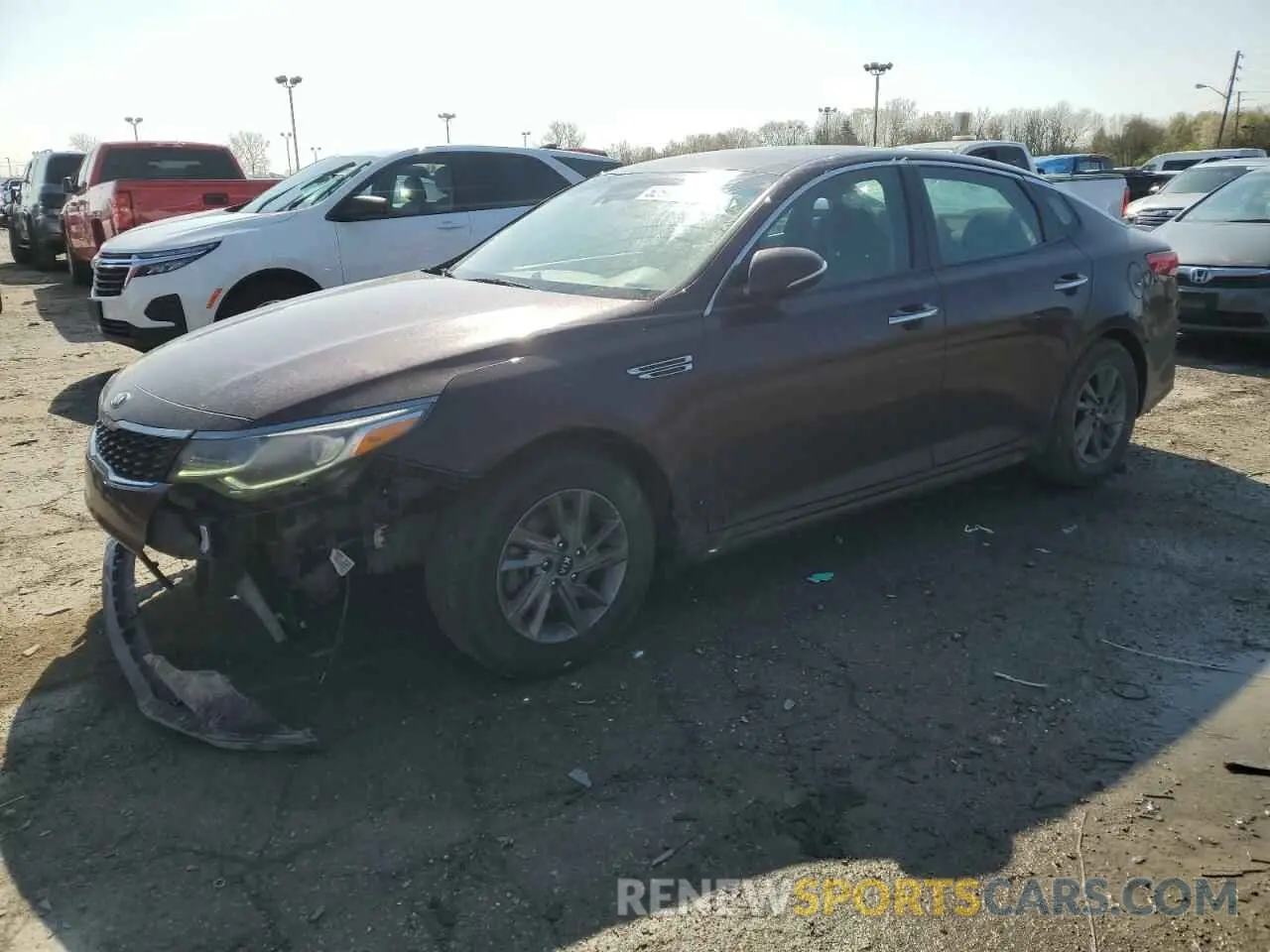 1 Photograph of a damaged car 5XXGT4L34LG421015 KIA OPTIMA 2020