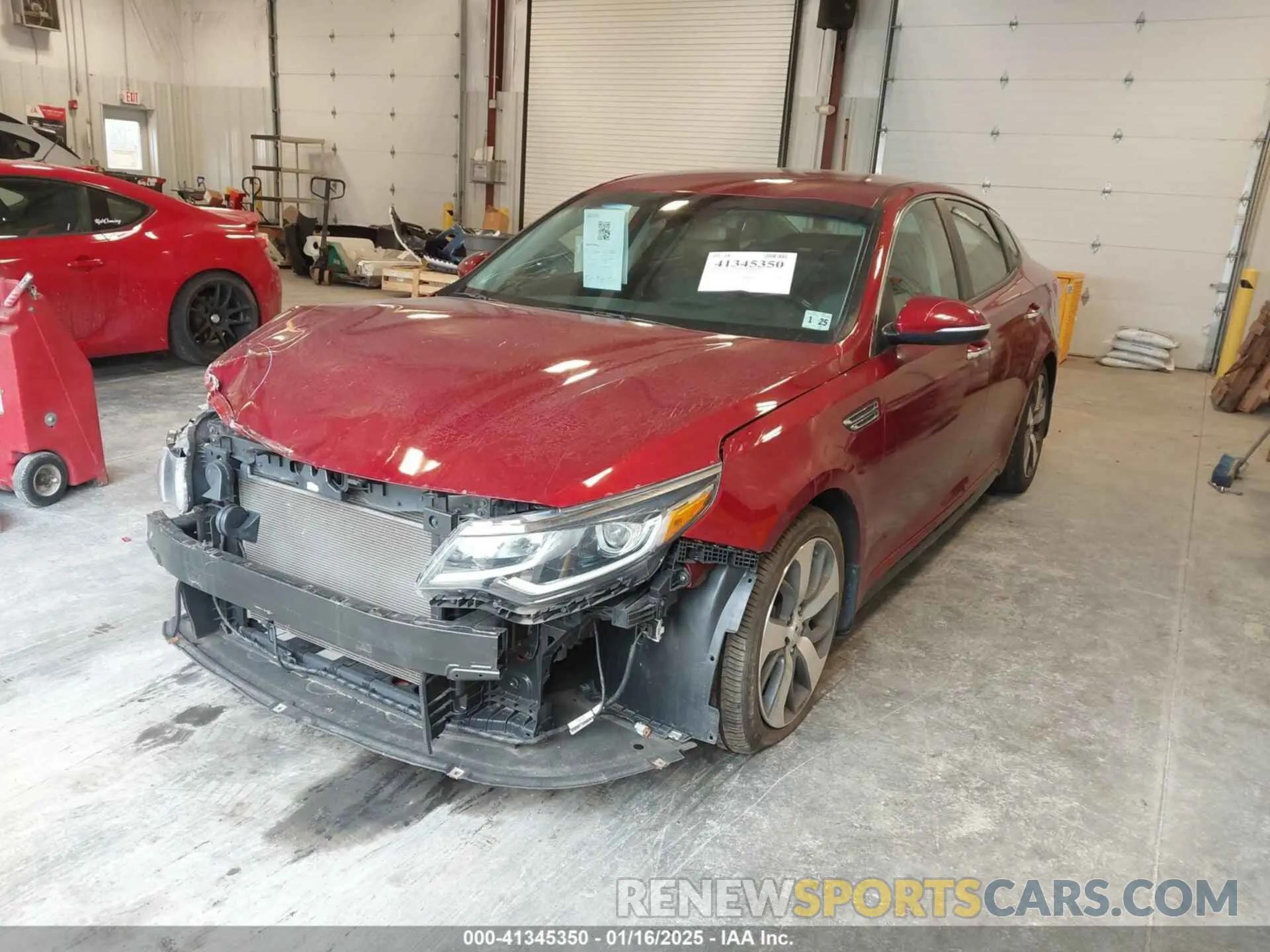 2 Photograph of a damaged car 5XXGT4L35LG397372 KIA OPTIMA 2020