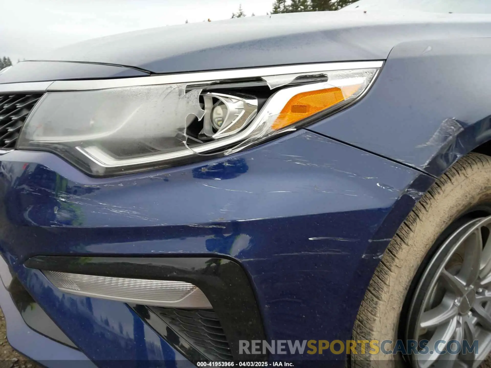 6 Photograph of a damaged car 5XXGT4L35LG414106 KIA OPTIMA 2020