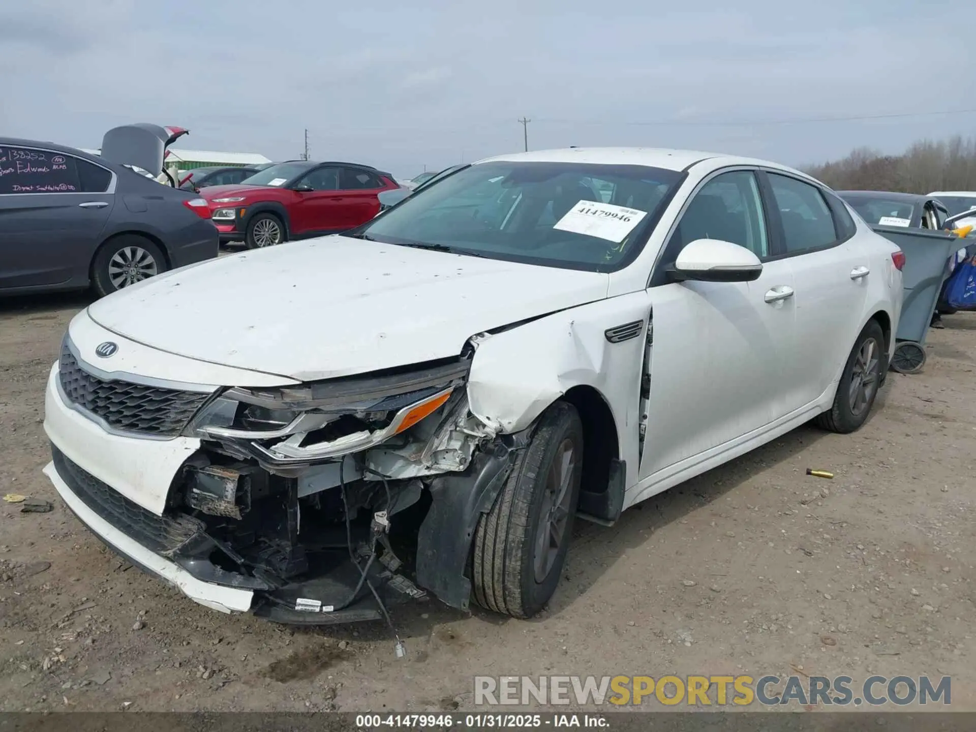2 Photograph of a damaged car 5XXGT4L35LG420813 KIA OPTIMA 2020