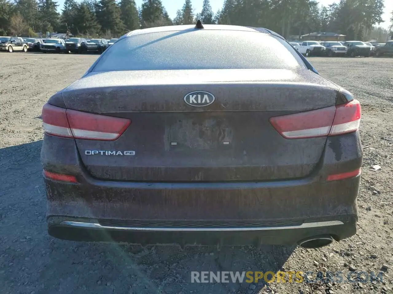 6 Photograph of a damaged car 5XXGT4L35LG428670 KIA OPTIMA 2020