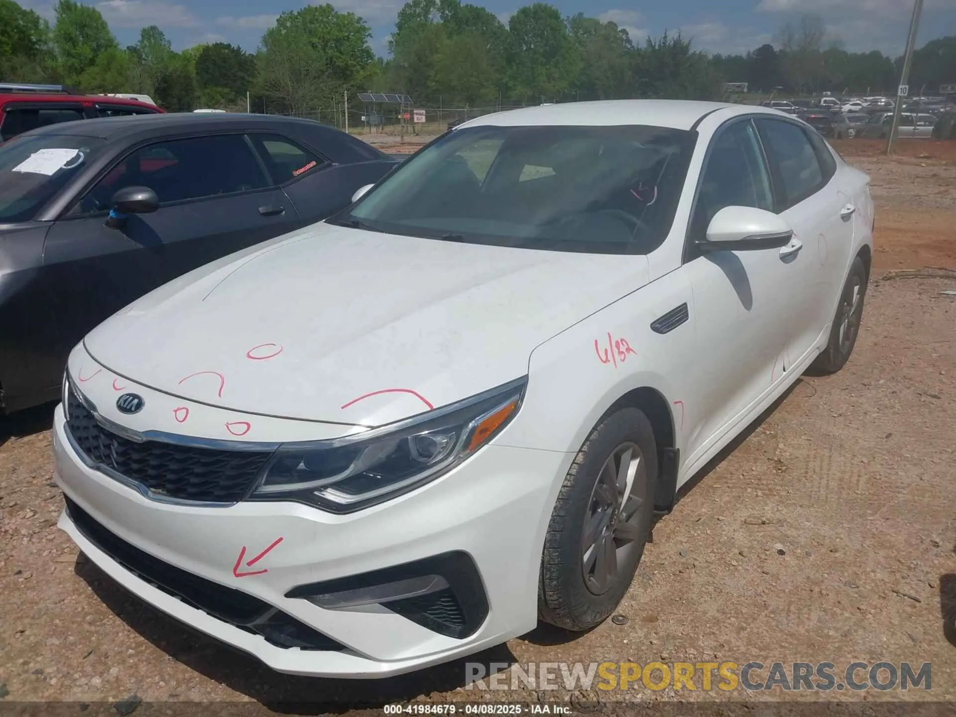 2 Photograph of a damaged car 5XXGT4L35LG444657 KIA OPTIMA 2020