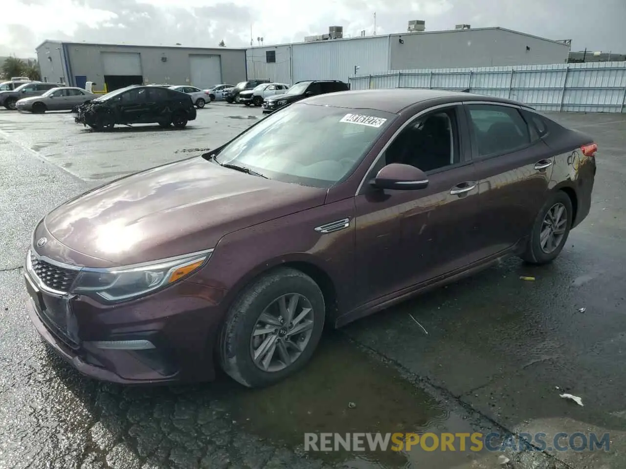1 Photograph of a damaged car 5XXGT4L36LG392410 KIA OPTIMA 2020