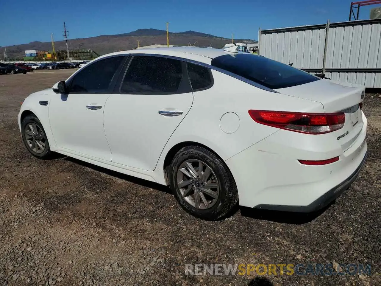 2 Photograph of a damaged car 5XXGT4L36LG393069 KIA OPTIMA 2020