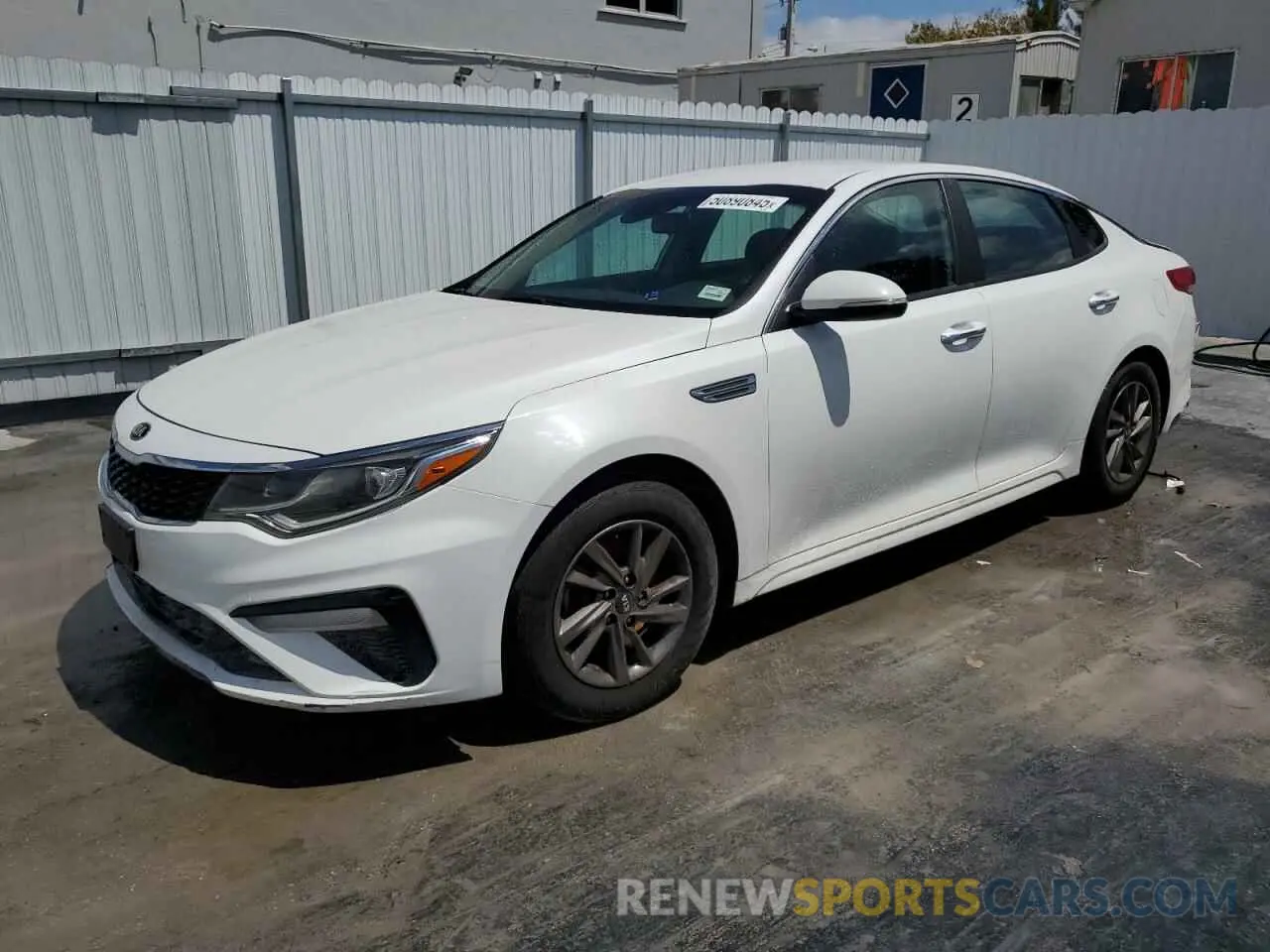 1 Photograph of a damaged car 5XXGT4L36LG400974 KIA OPTIMA 2020