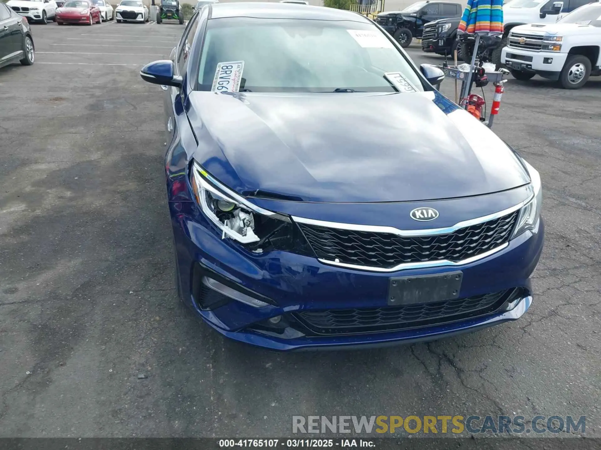 6 Photograph of a damaged car 5XXGT4L36LG416009 KIA OPTIMA 2020