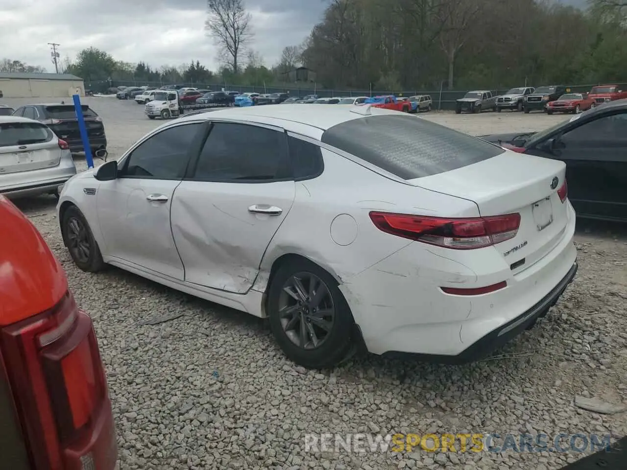 2 Photograph of a damaged car 5XXGT4L36LG421369 KIA OPTIMA 2020