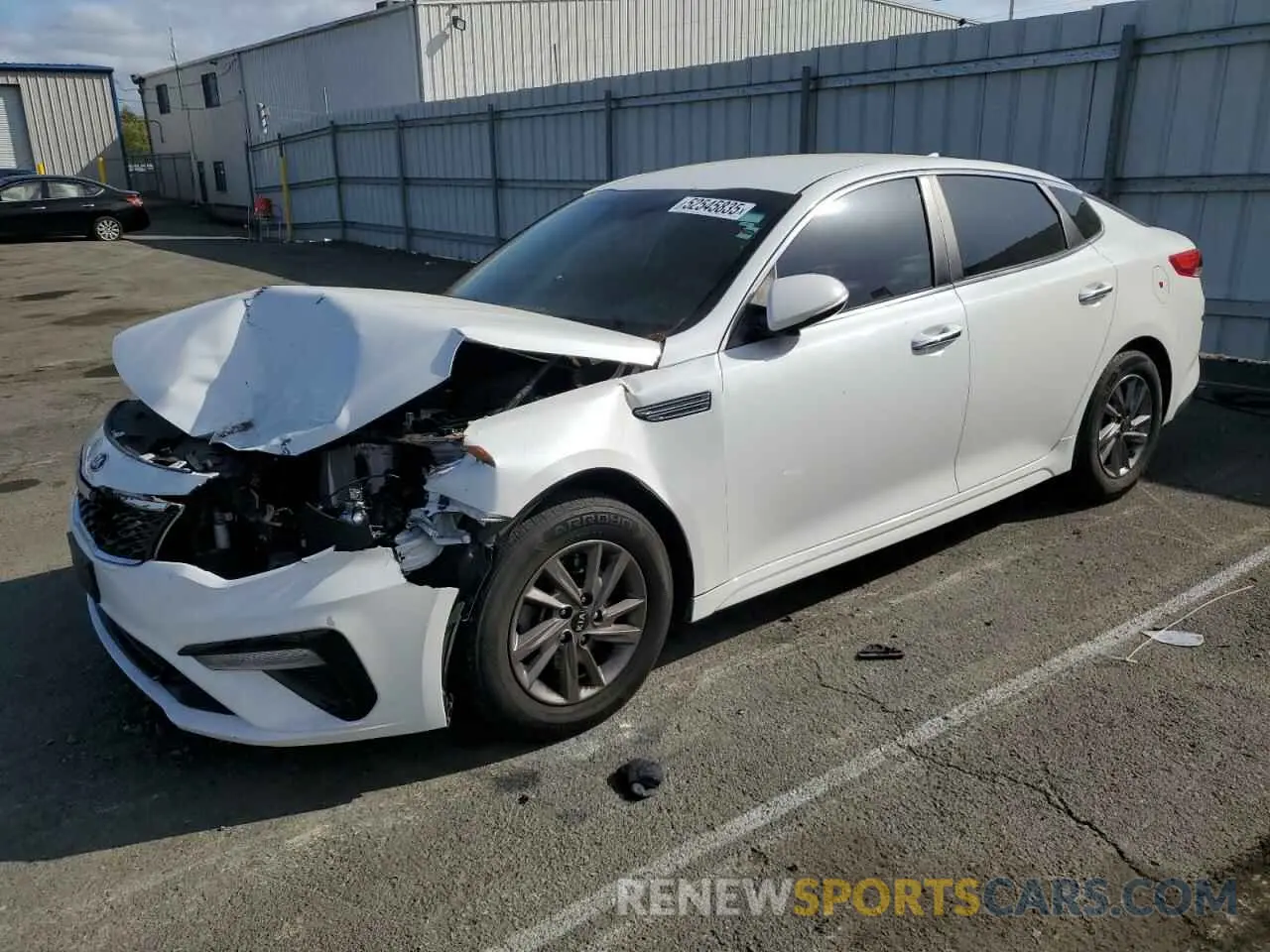 1 Photograph of a damaged car 5XXGT4L36LG433280 KIA OPTIMA 2020