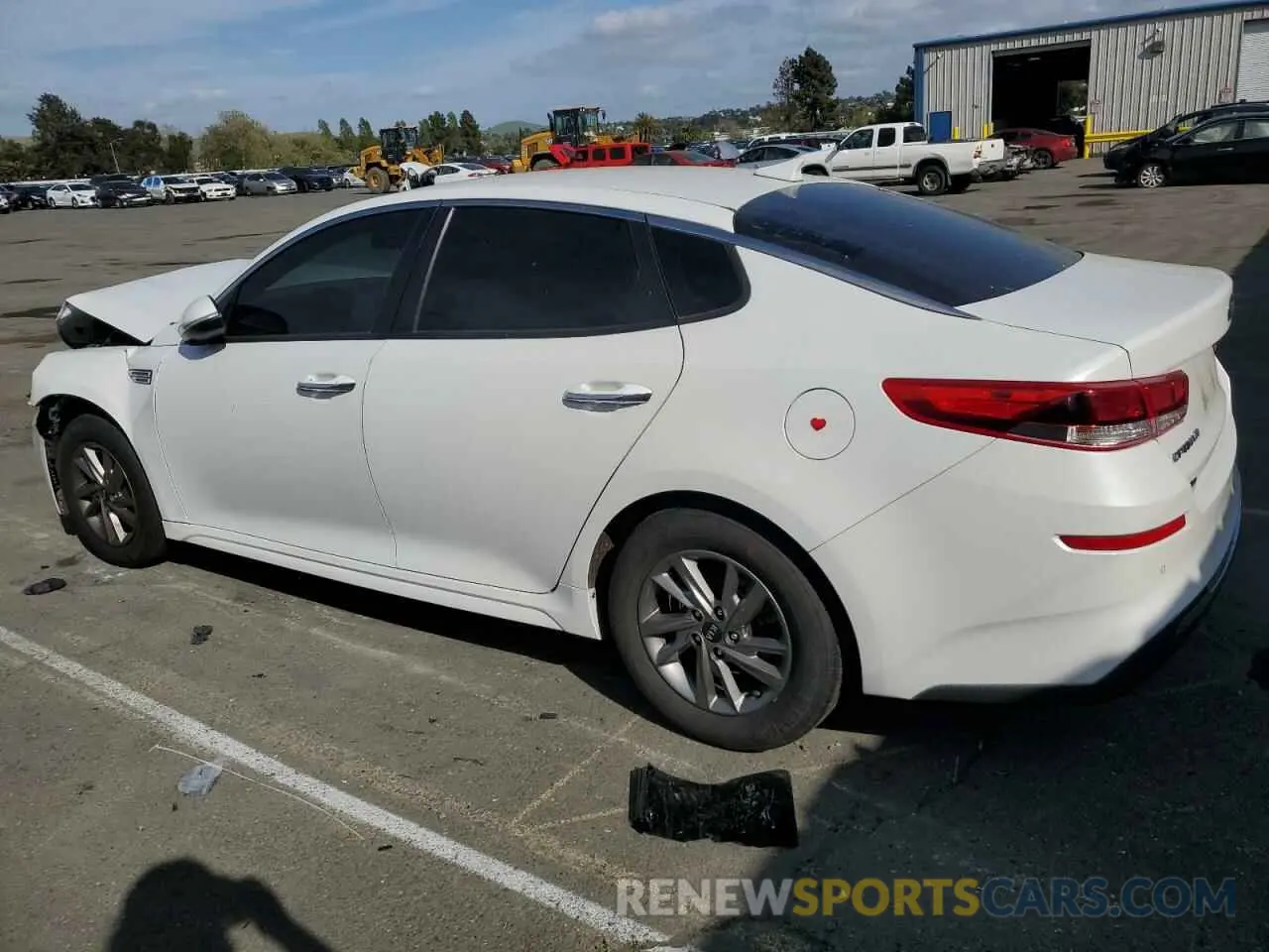 2 Photograph of a damaged car 5XXGT4L36LG433280 KIA OPTIMA 2020