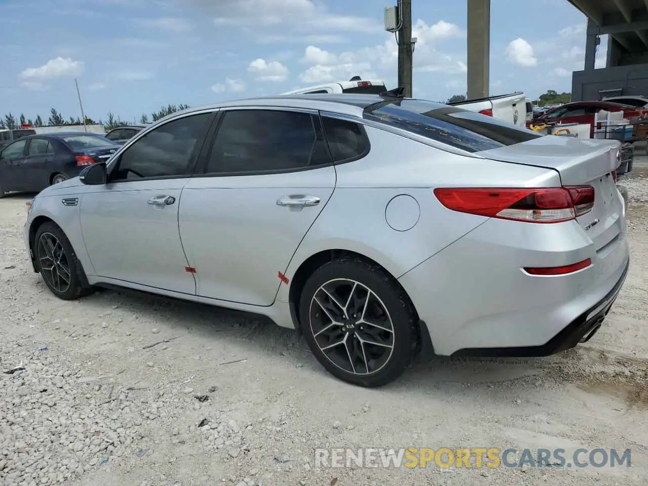 2 Photograph of a damaged car 5XXGT4L36LG447566 KIA OPTIMA 2020