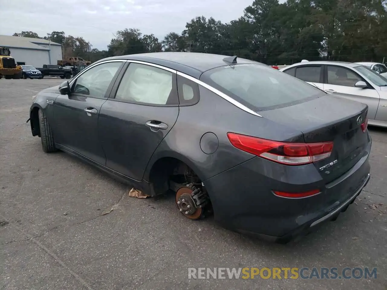 2 Photograph of a damaged car 5XXGT4L37LG387460 KIA OPTIMA 2020