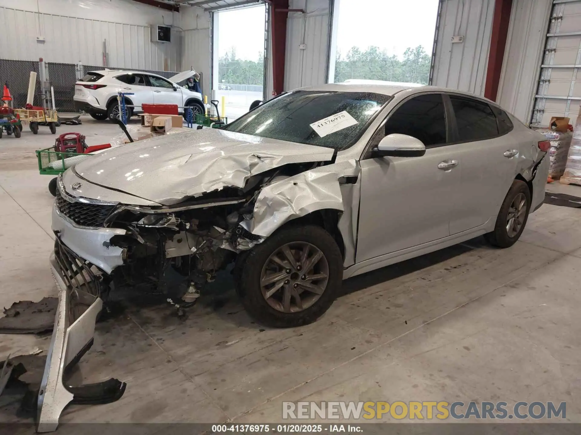 2 Photograph of a damaged car 5XXGT4L37LG391573 KIA OPTIMA 2020