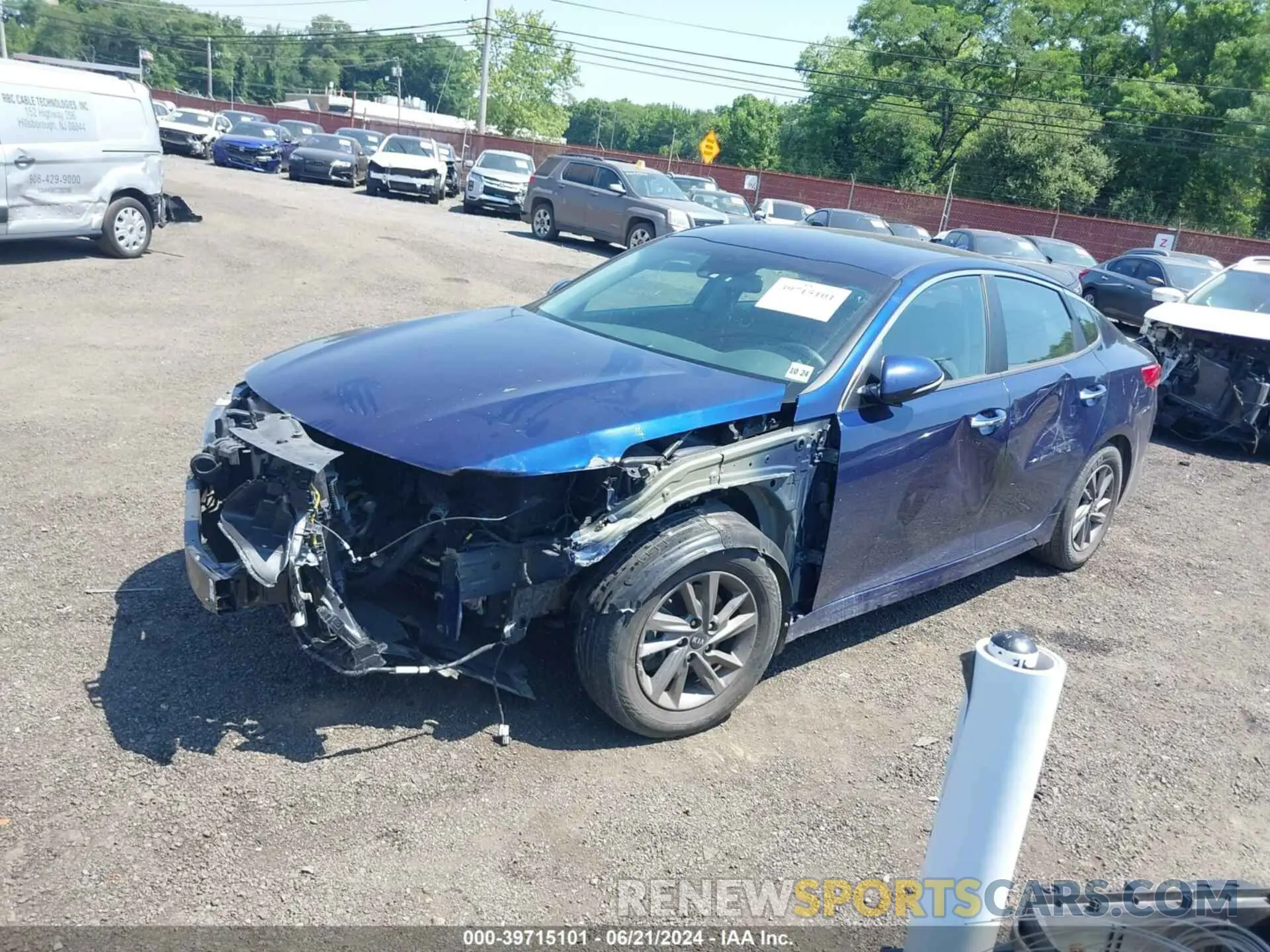 2 Photograph of a damaged car 5XXGT4L37LG400224 KIA OPTIMA 2020