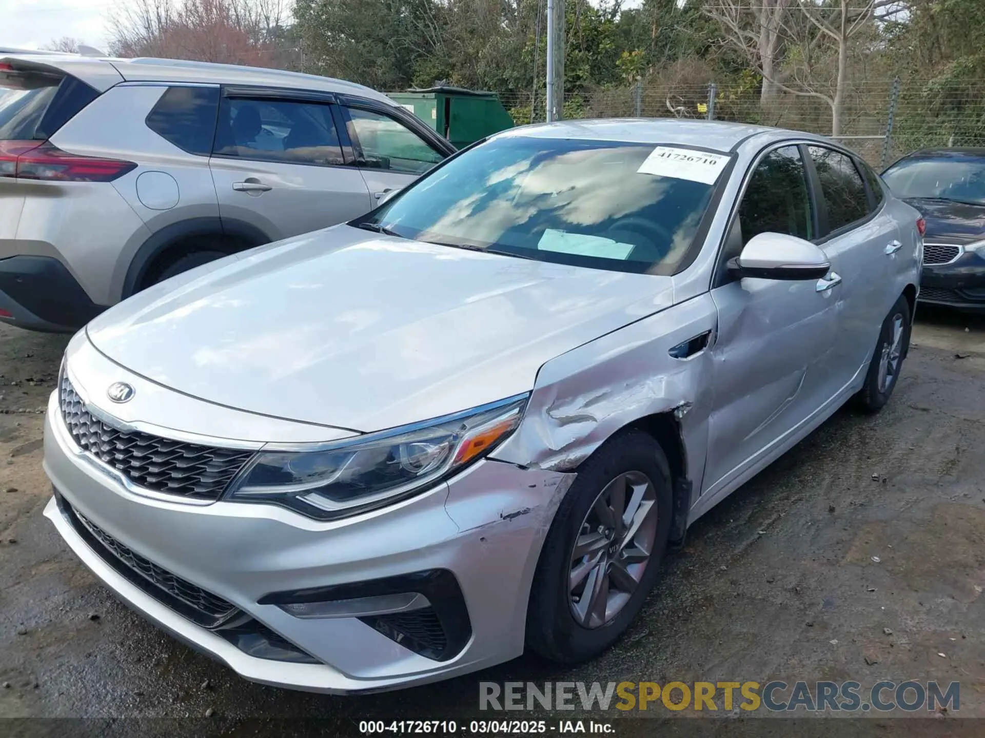 2 Photograph of a damaged car 5XXGT4L37LG400272 KIA OPTIMA 2020