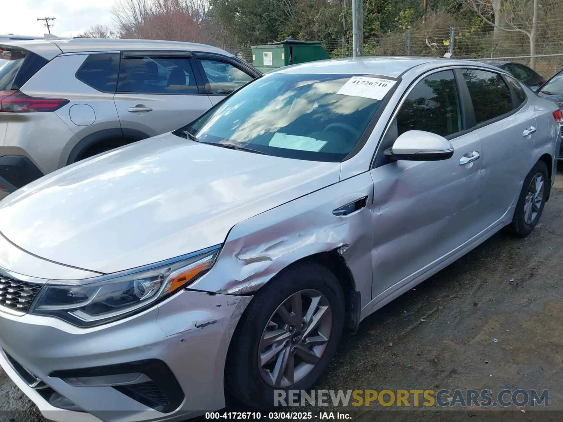 6 Photograph of a damaged car 5XXGT4L37LG400272 KIA OPTIMA 2020