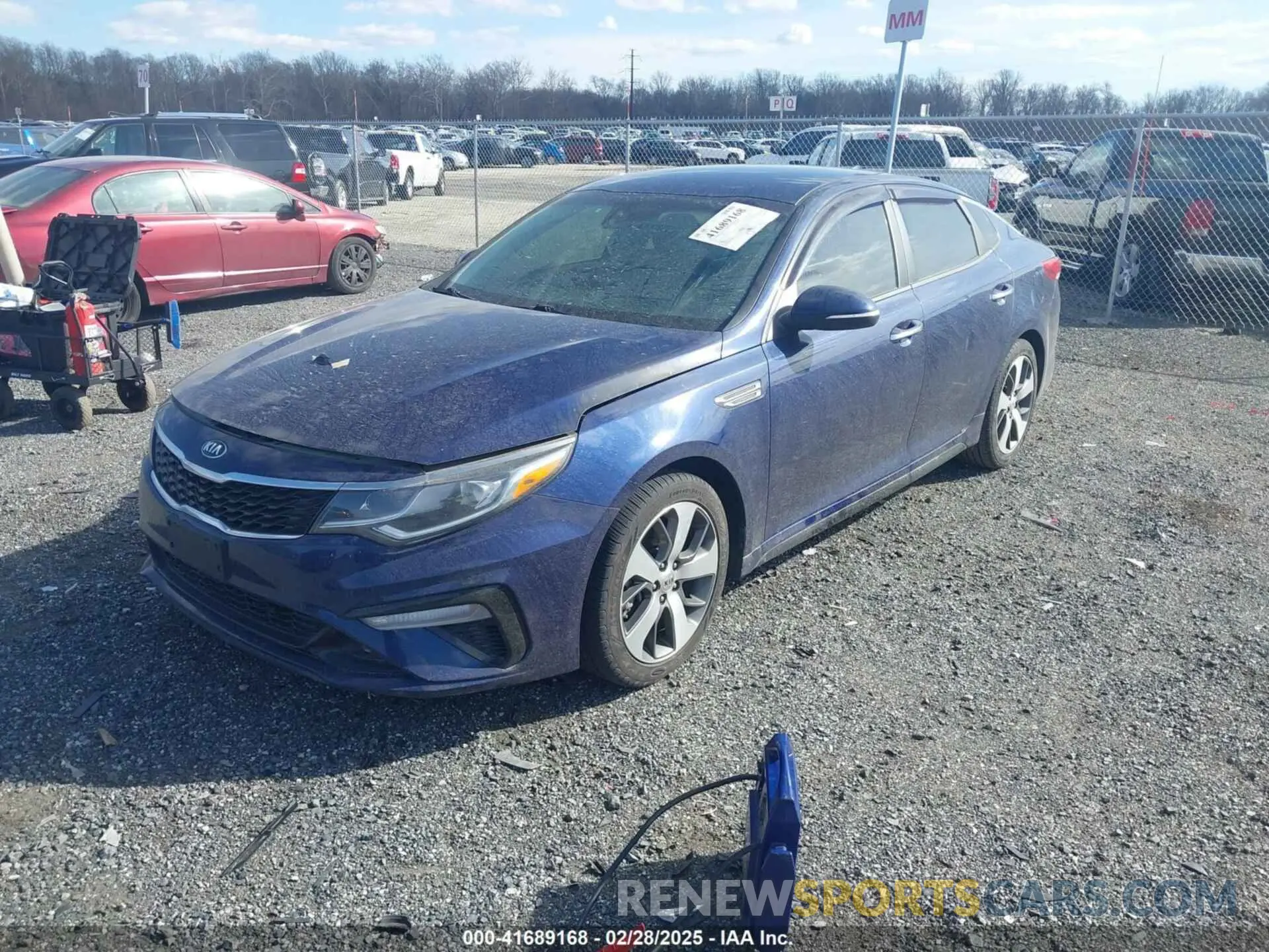 2 Photograph of a damaged car 5XXGT4L37LG403219 KIA OPTIMA 2020
