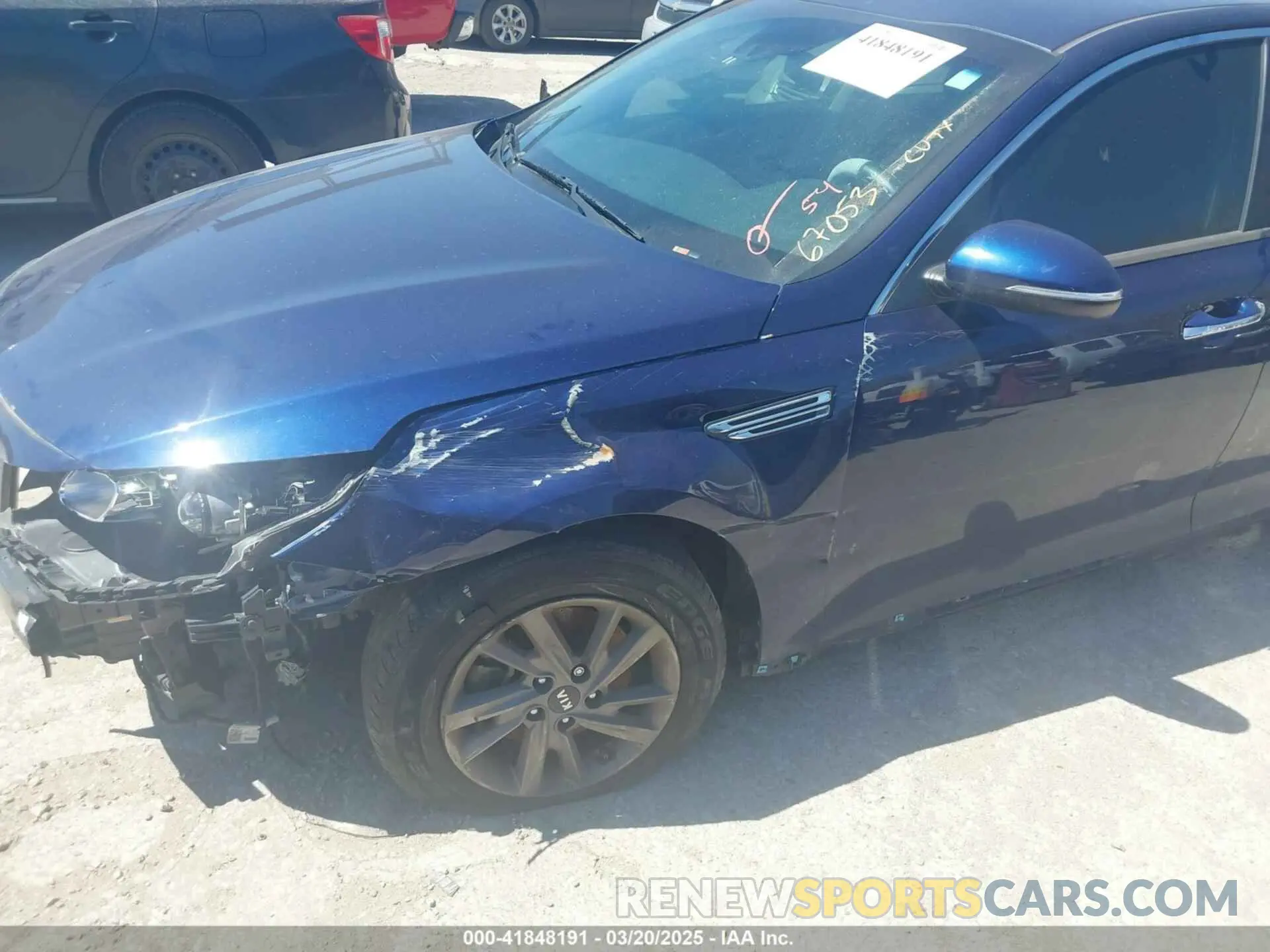 22 Photograph of a damaged car 5XXGT4L37LG412602 KIA OPTIMA 2020
