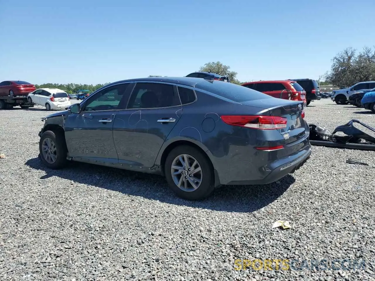 2 Photograph of a damaged car 5XXGT4L37LG422322 KIA OPTIMA 2020