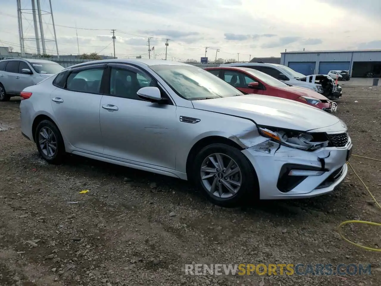 4 Photograph of a damaged car 5XXGT4L37LG427763 KIA OPTIMA 2020
