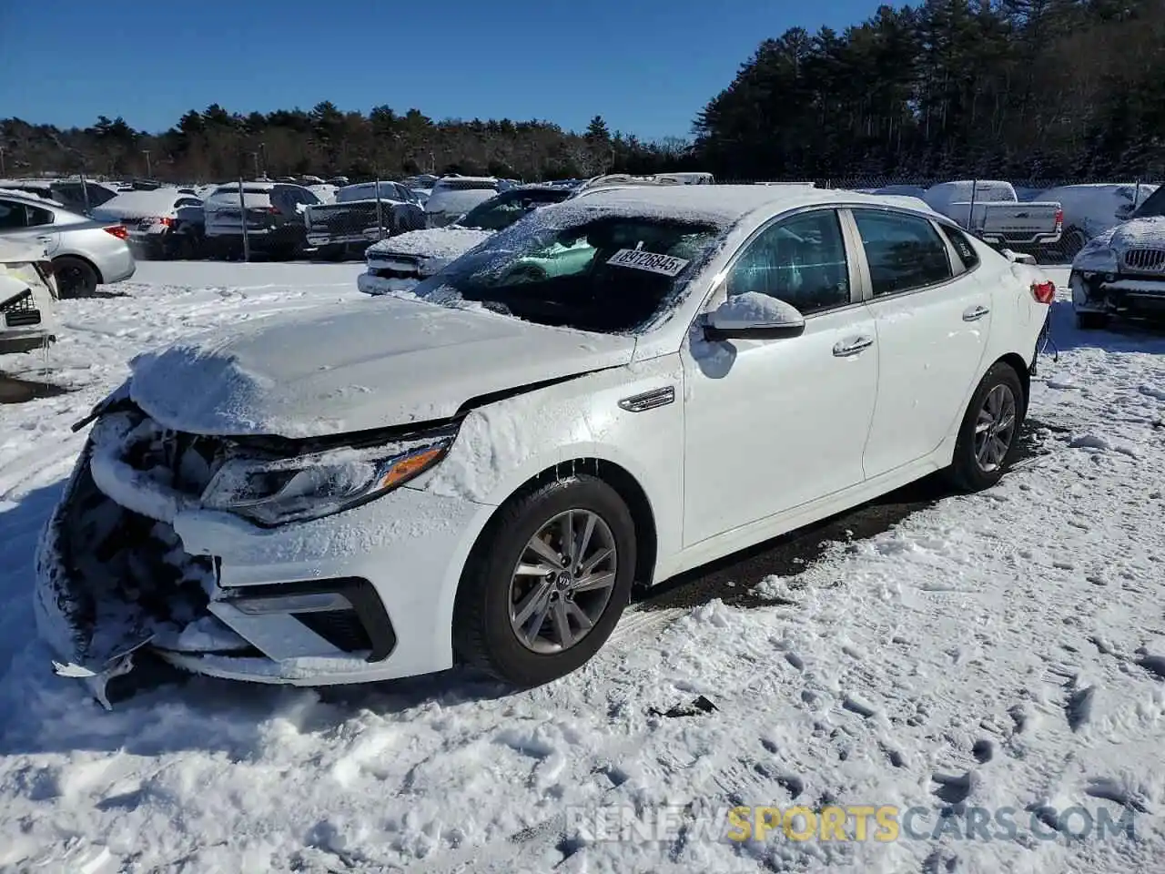 1 Photograph of a damaged car 5XXGT4L37LG429562 KIA OPTIMA 2020