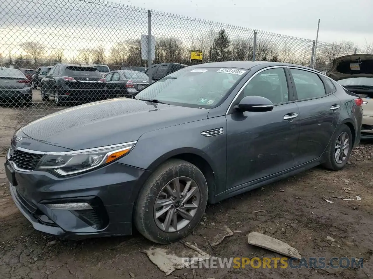 1 Photograph of a damaged car 5XXGT4L37LG431375 KIA OPTIMA 2020