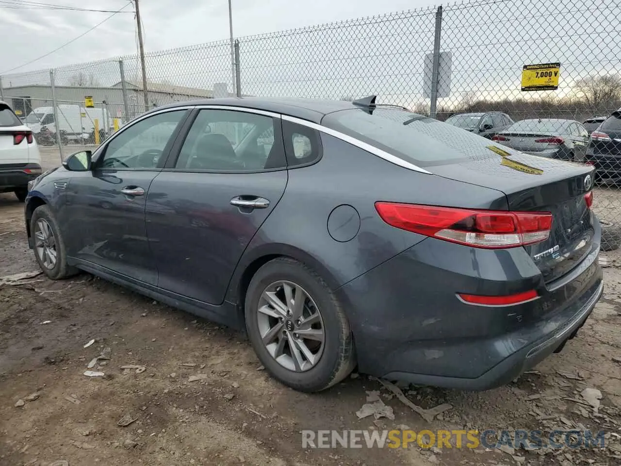 2 Photograph of a damaged car 5XXGT4L37LG431375 KIA OPTIMA 2020