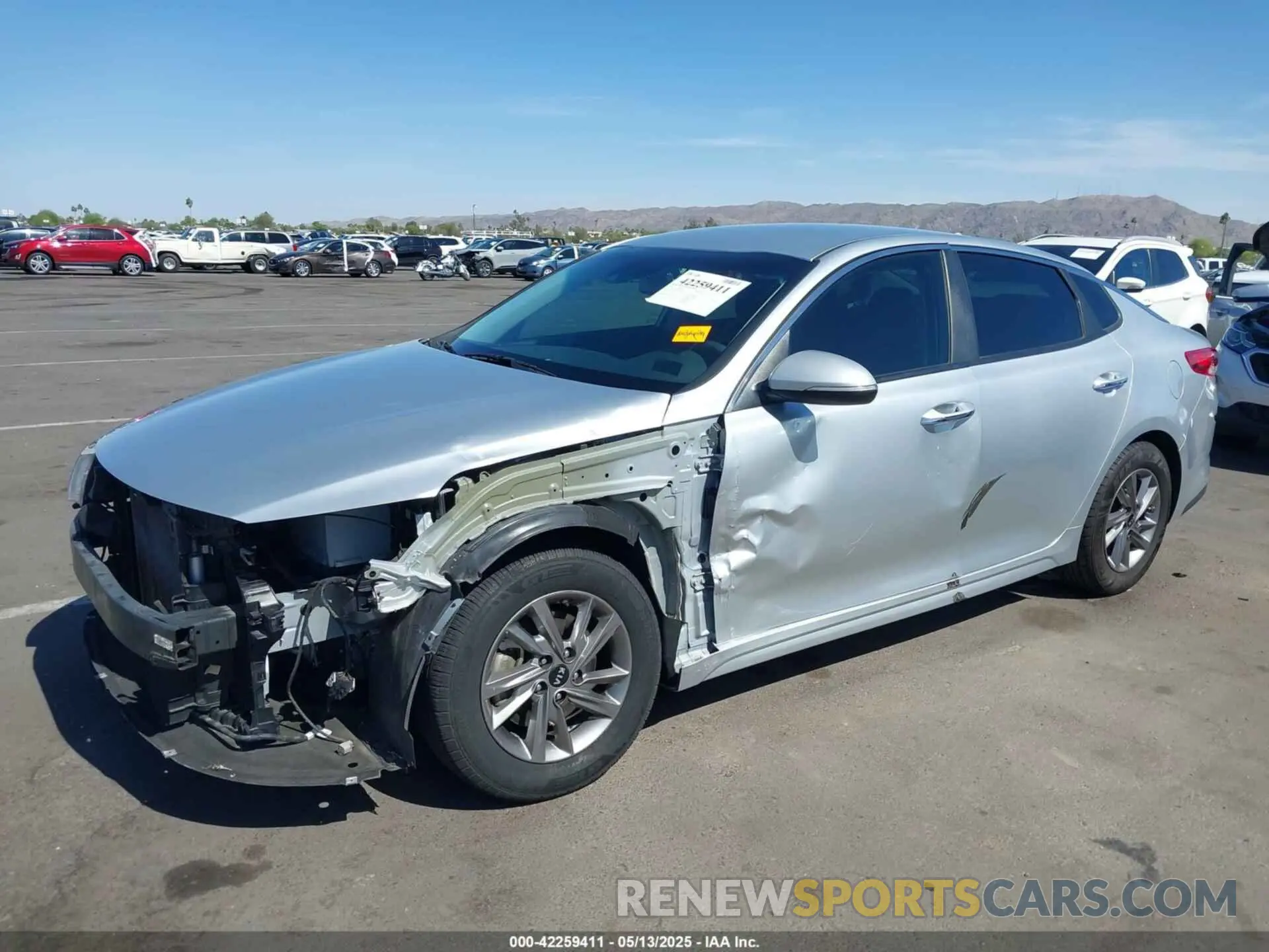 2 Photograph of a damaged car 5XXGT4L37LG442134 KIA OPTIMA 2020