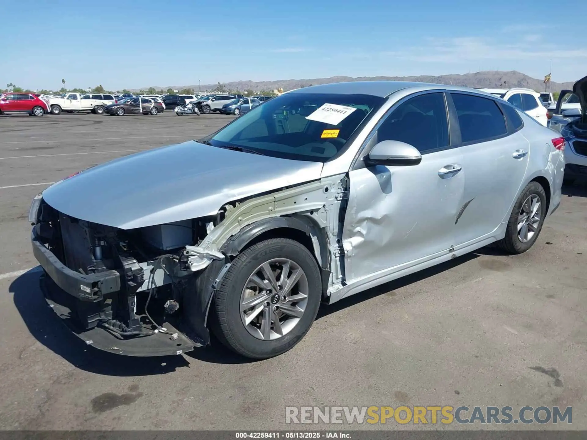 6 Photograph of a damaged car 5XXGT4L37LG442134 KIA OPTIMA 2020