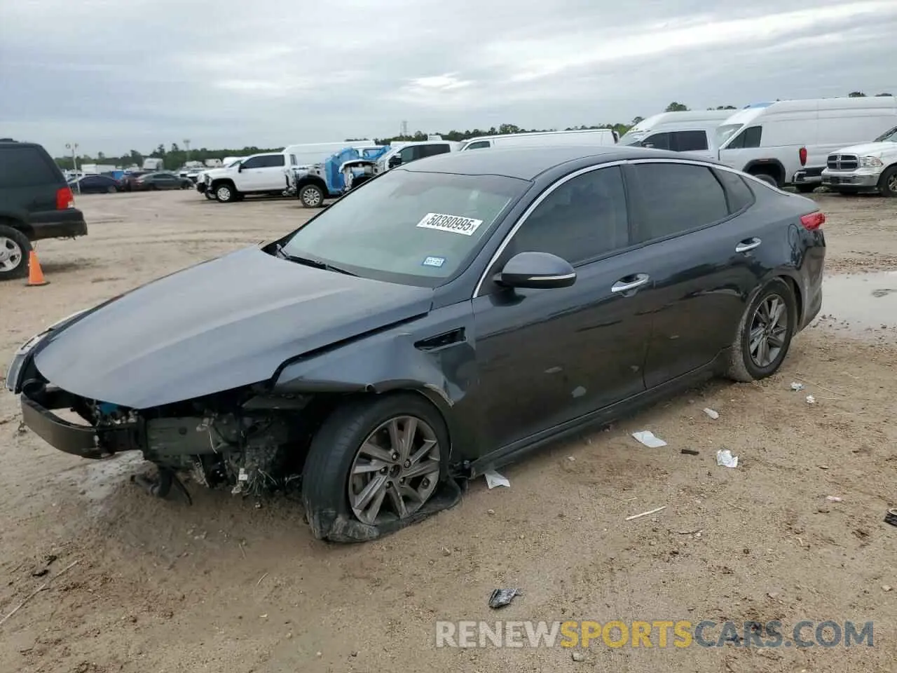 1 Photograph of a damaged car 5XXGT4L38LG380646 KIA OPTIMA 2020