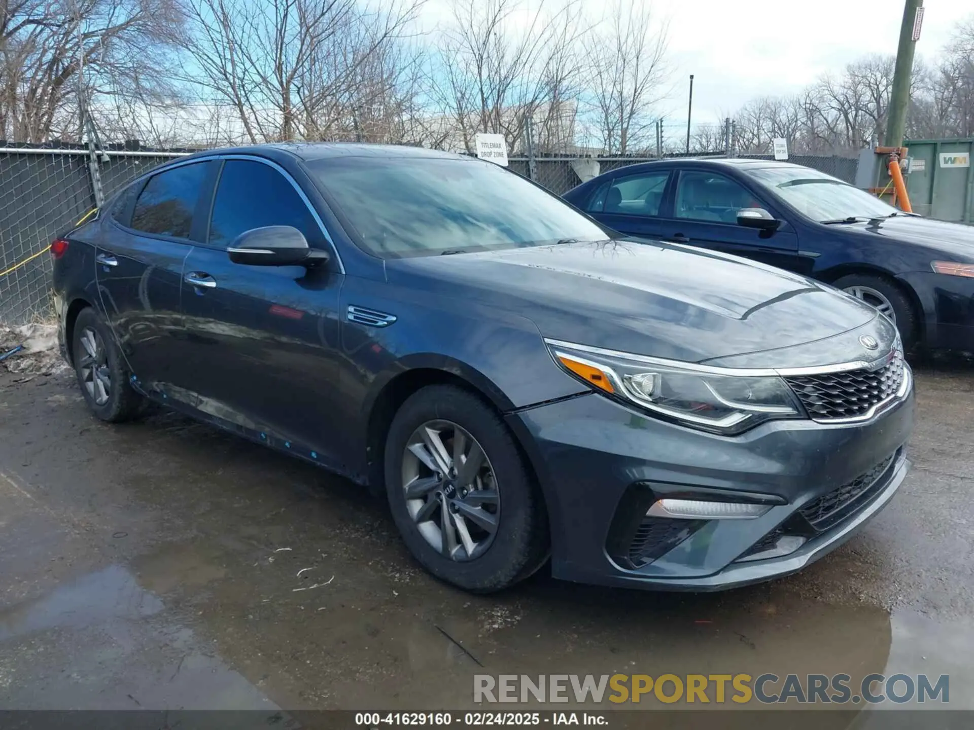1 Photograph of a damaged car 5XXGT4L38LG387015 KIA OPTIMA 2020