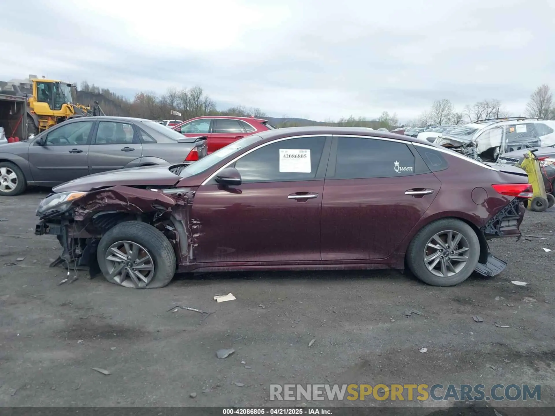 14 Photograph of a damaged car 5XXGT4L38LG425102 KIA OPTIMA 2020