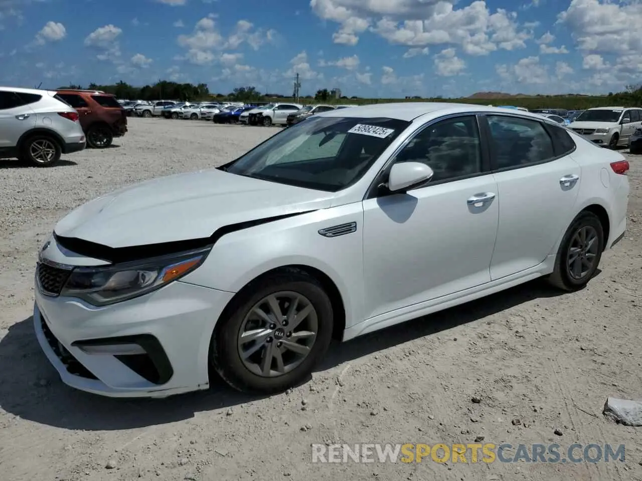 1 Photograph of a damaged car 5XXGT4L38LG431031 KIA OPTIMA 2020