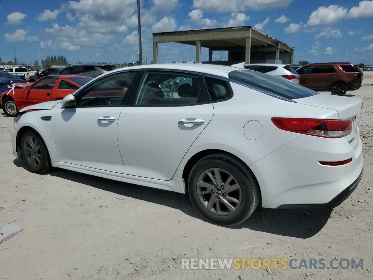 2 Photograph of a damaged car 5XXGT4L38LG431031 KIA OPTIMA 2020