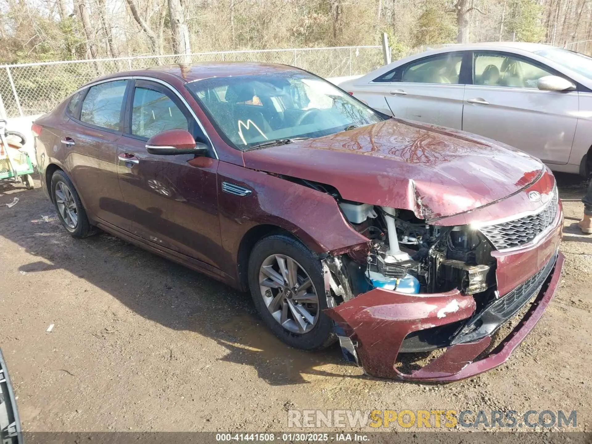 1 Photograph of a damaged car 5XXGT4L38LG437797 KIA OPTIMA 2020