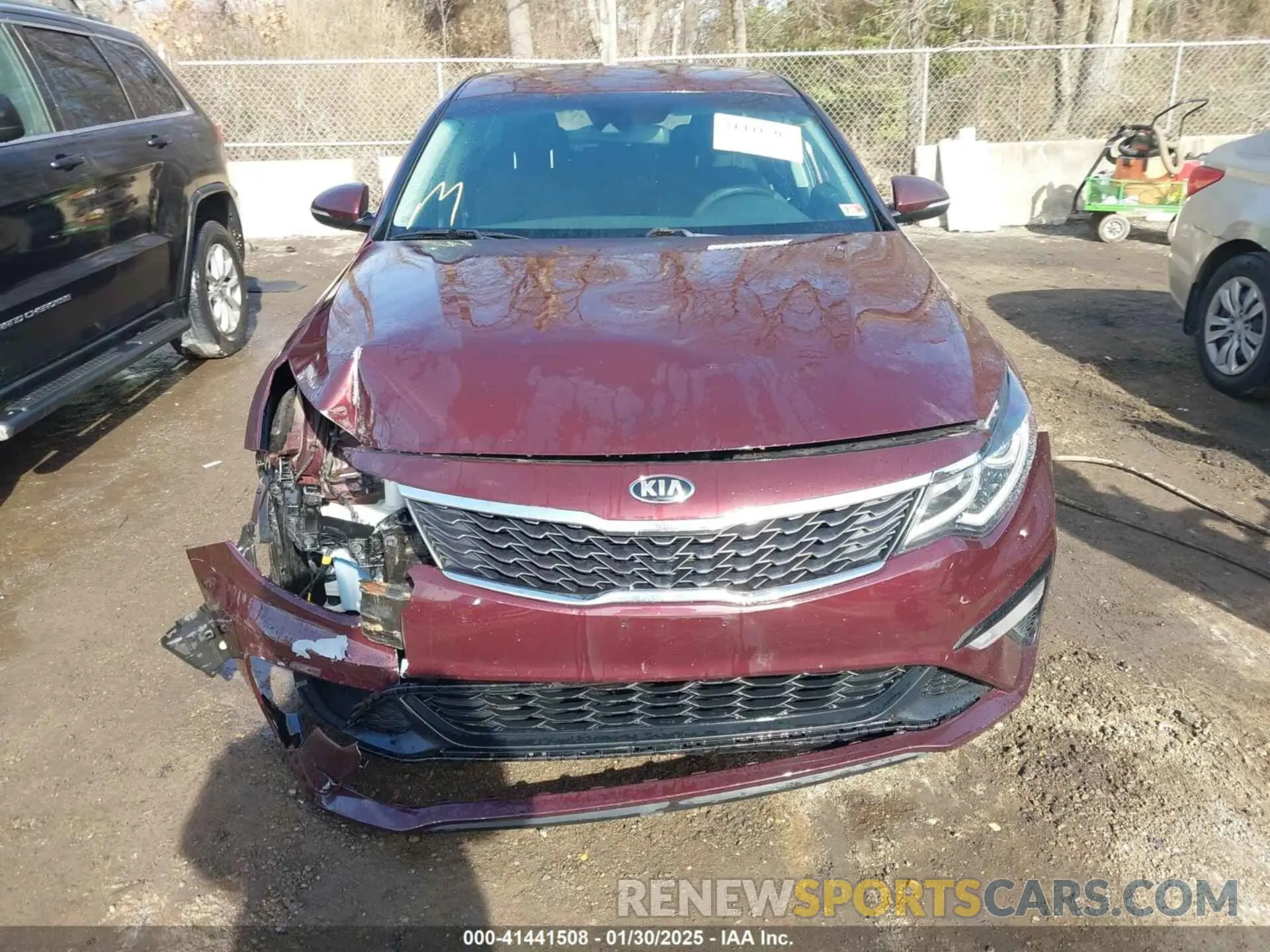 13 Photograph of a damaged car 5XXGT4L38LG437797 KIA OPTIMA 2020