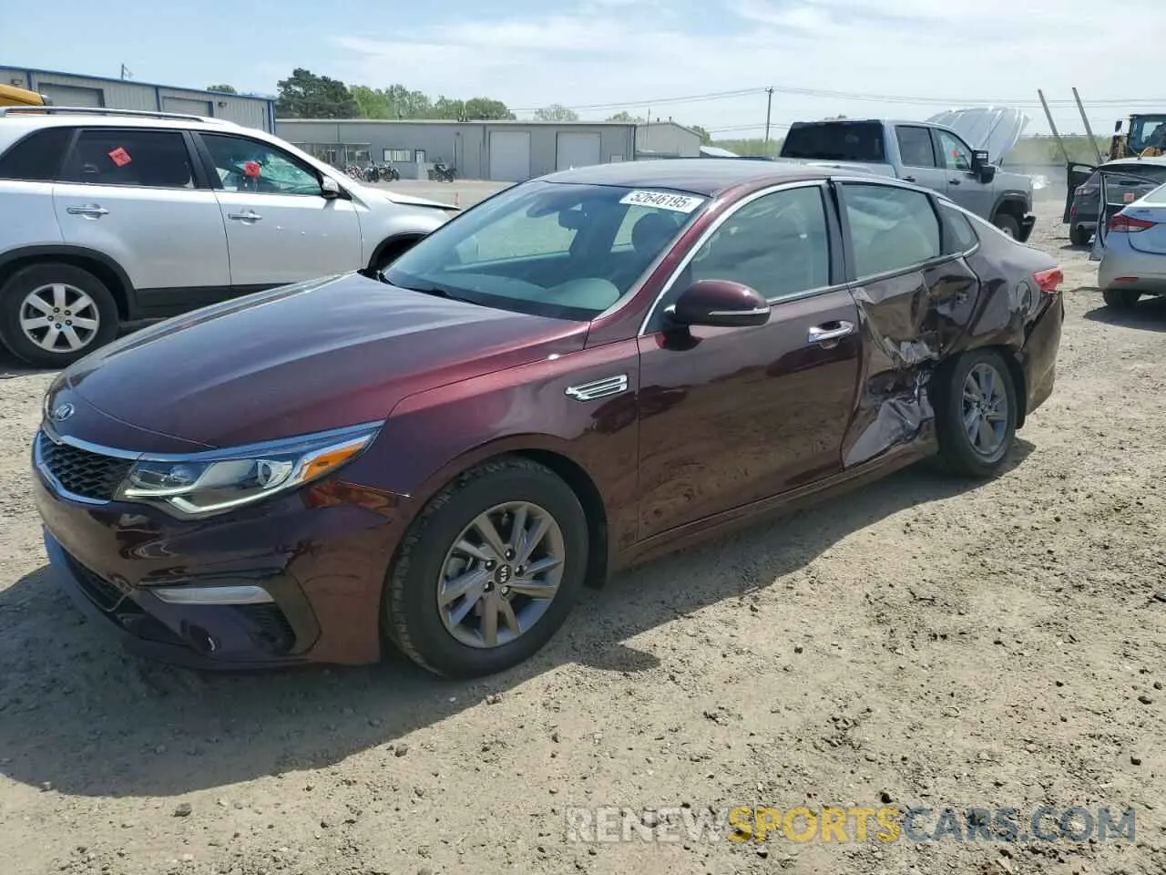 1 Photograph of a damaged car 5XXGT4L38LG442742 KIA OPTIMA 2020