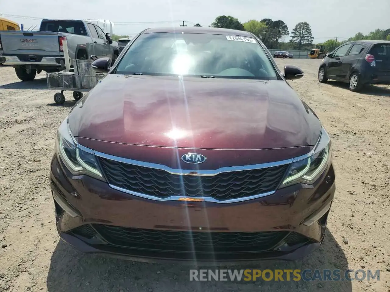 5 Photograph of a damaged car 5XXGT4L38LG442742 KIA OPTIMA 2020